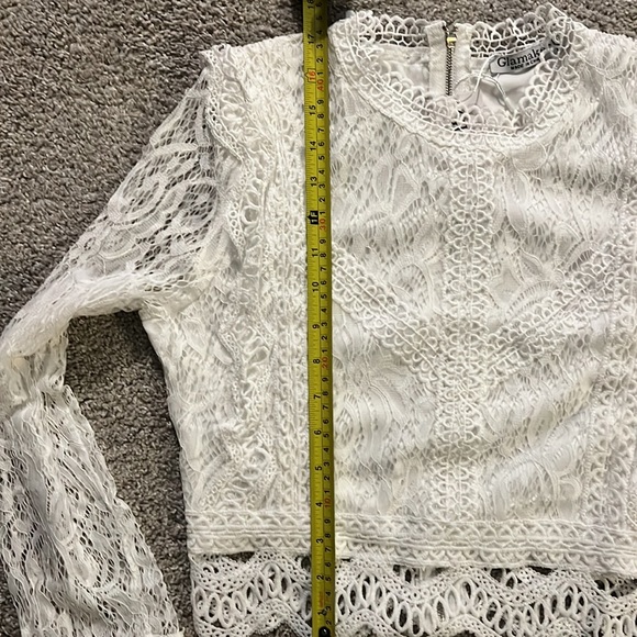 Solid Hollow Crop Top Long Sleeve Shirt, Sexy Zip Back Stylish and Elegant. - Picture 8 of 8